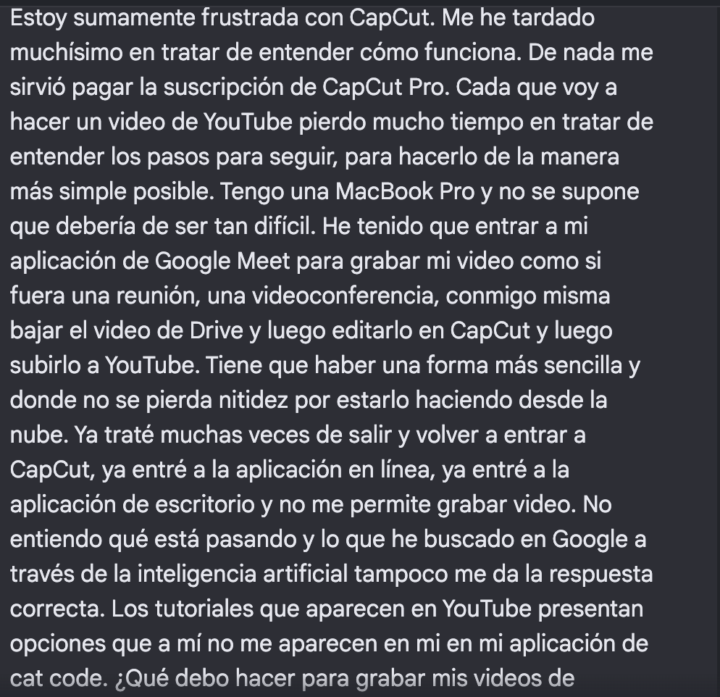 No se queden con la frustración...¡desahóguense!