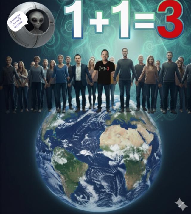 Concurso de Imagen sinergética de 1+ 1 = 3 