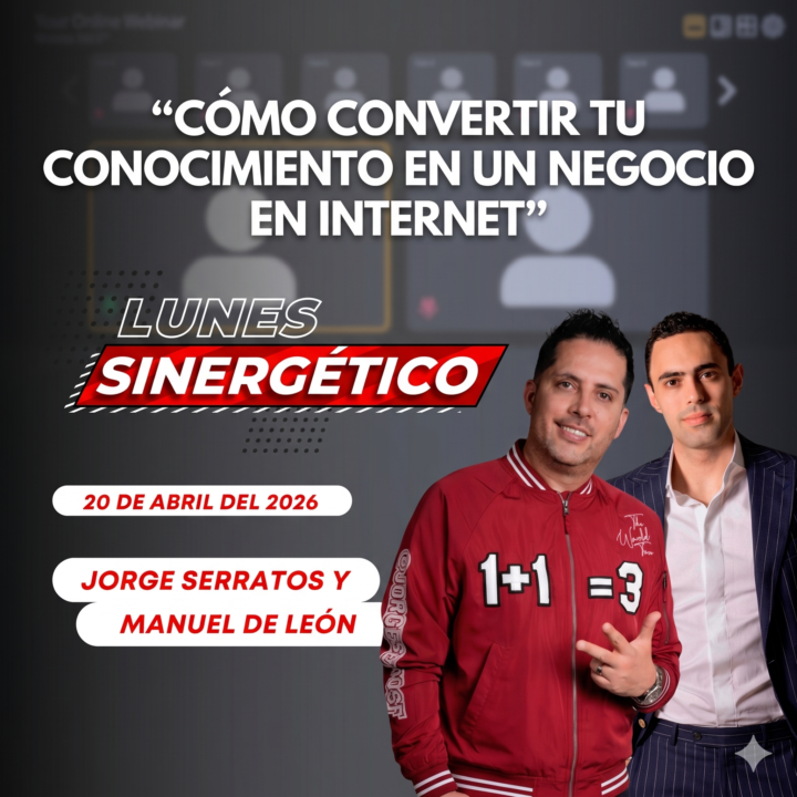 Hoy tendremos una sesión con Jorge Serratos y Manuel de León 🚀