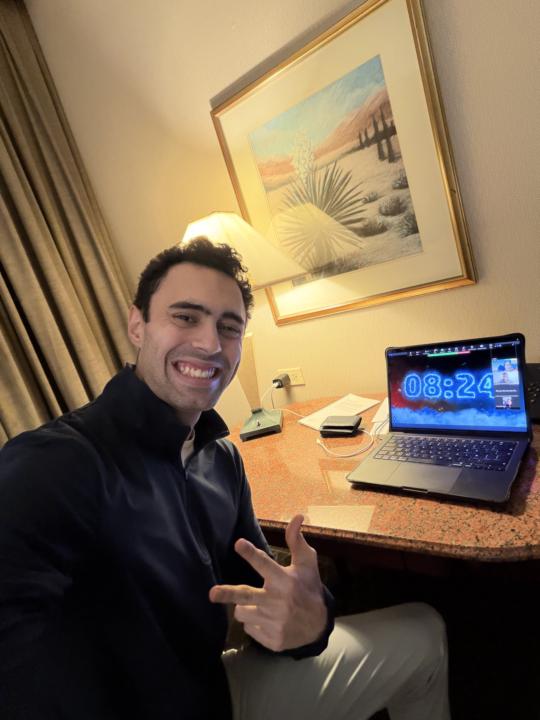 Arrancando la clase de este lunes