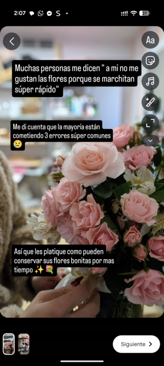 Historias de contenido 