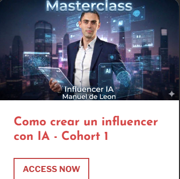masterclass influencer con IA y canva