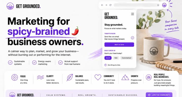 Get Grounded | Calm Marketing