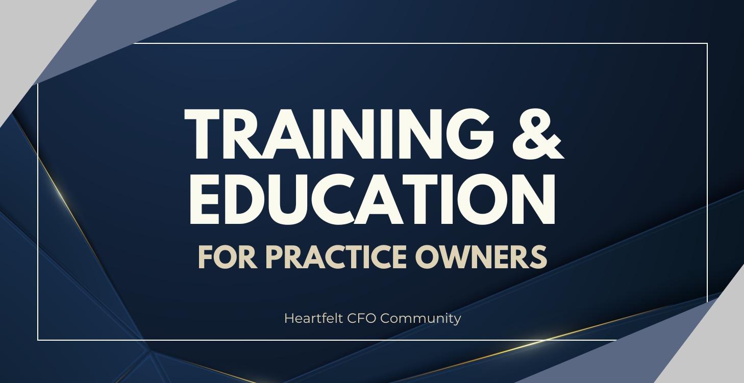 Training and Education for Practice Owners
