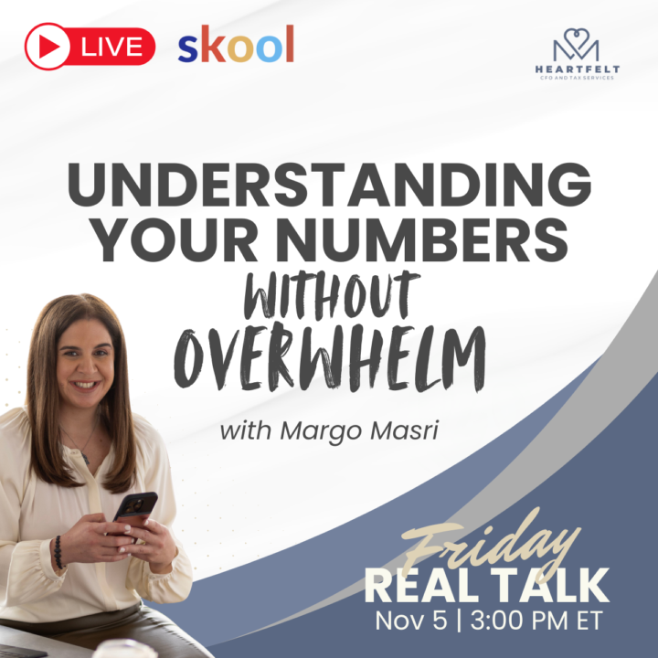✨ Today’s Live: Understand Your Numbers Without Overwhelm (3PM ET)