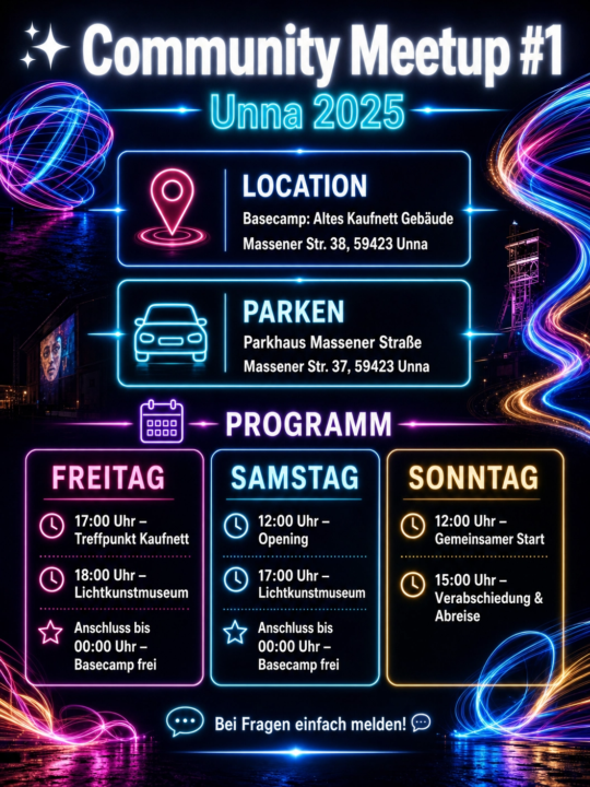 ✨ Es ist soweit: Unser erstes Community Meetup in Unna! ✨