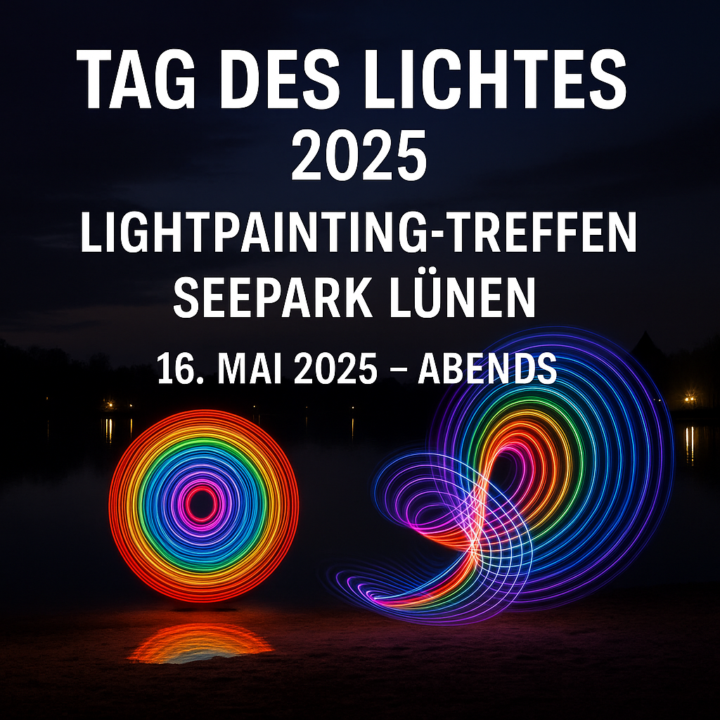 Lightpainting Treffen zum Tag des Lichtes