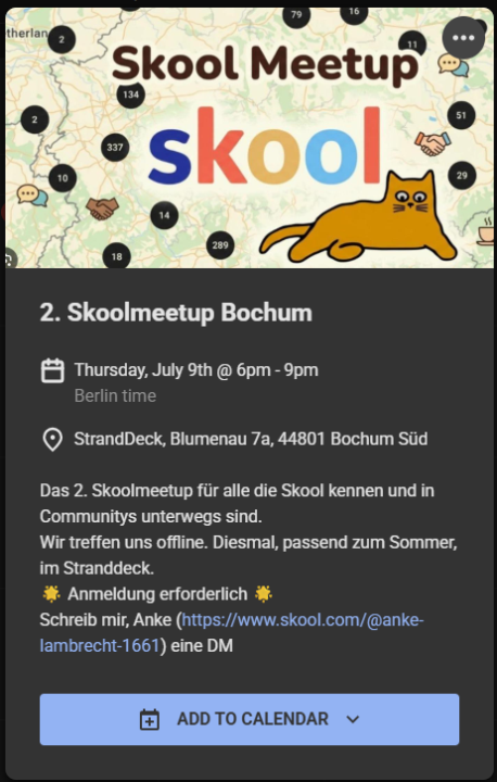 Skool Meetup Bochum II