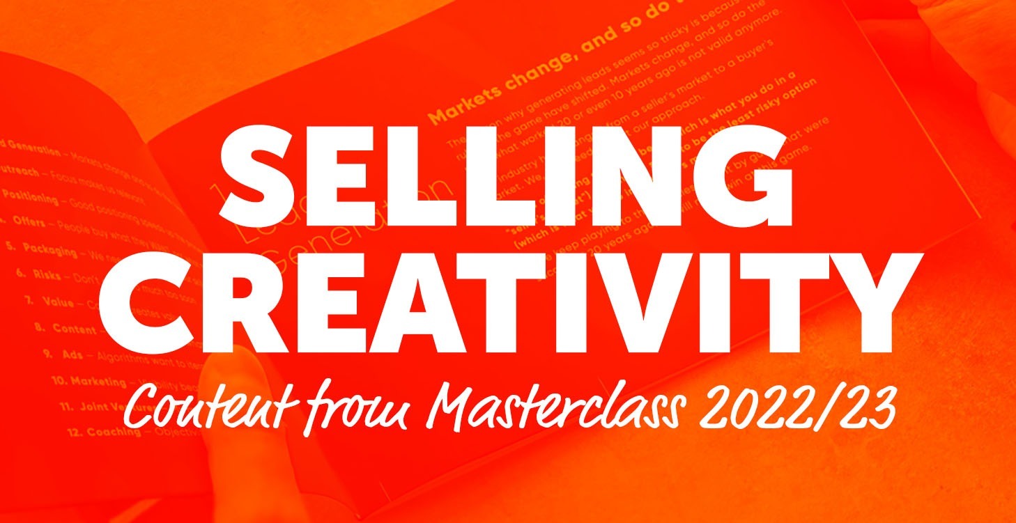 Selling Creativity Masterclass