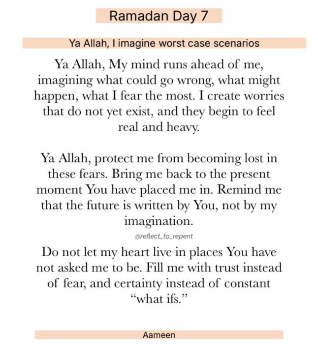 Ramadan Day 7