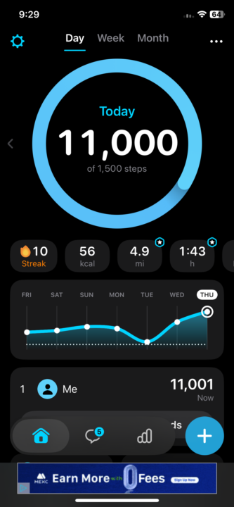 Day 10: steps / walk 