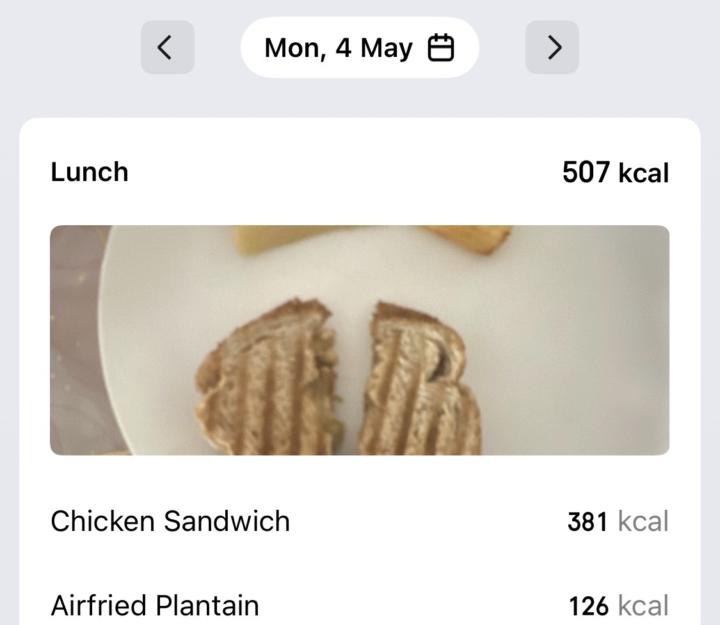 Meal and workout log 4-5th May 2026
