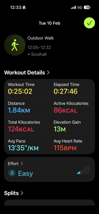 And some more walk 🚶‍♀️ 