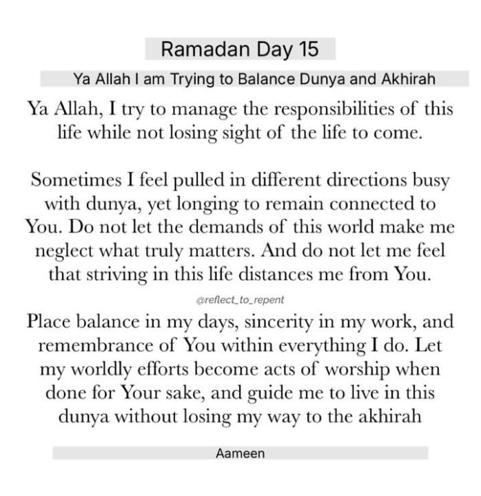 Ramadan Day 15