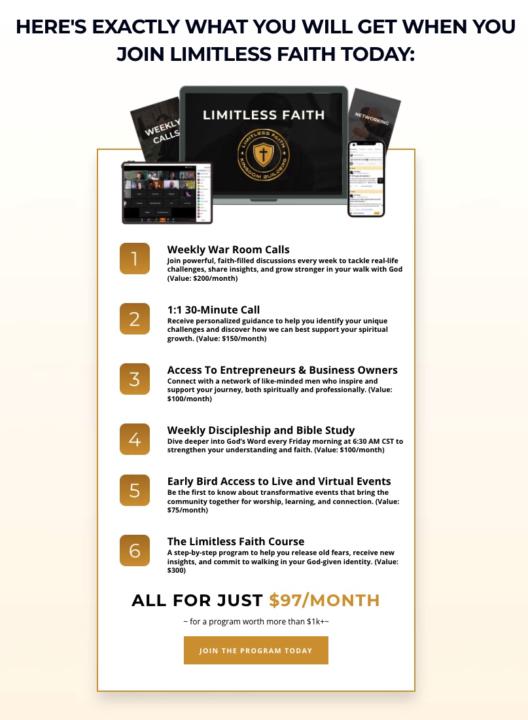 Limitless Faith Inner Circle Is LIVE