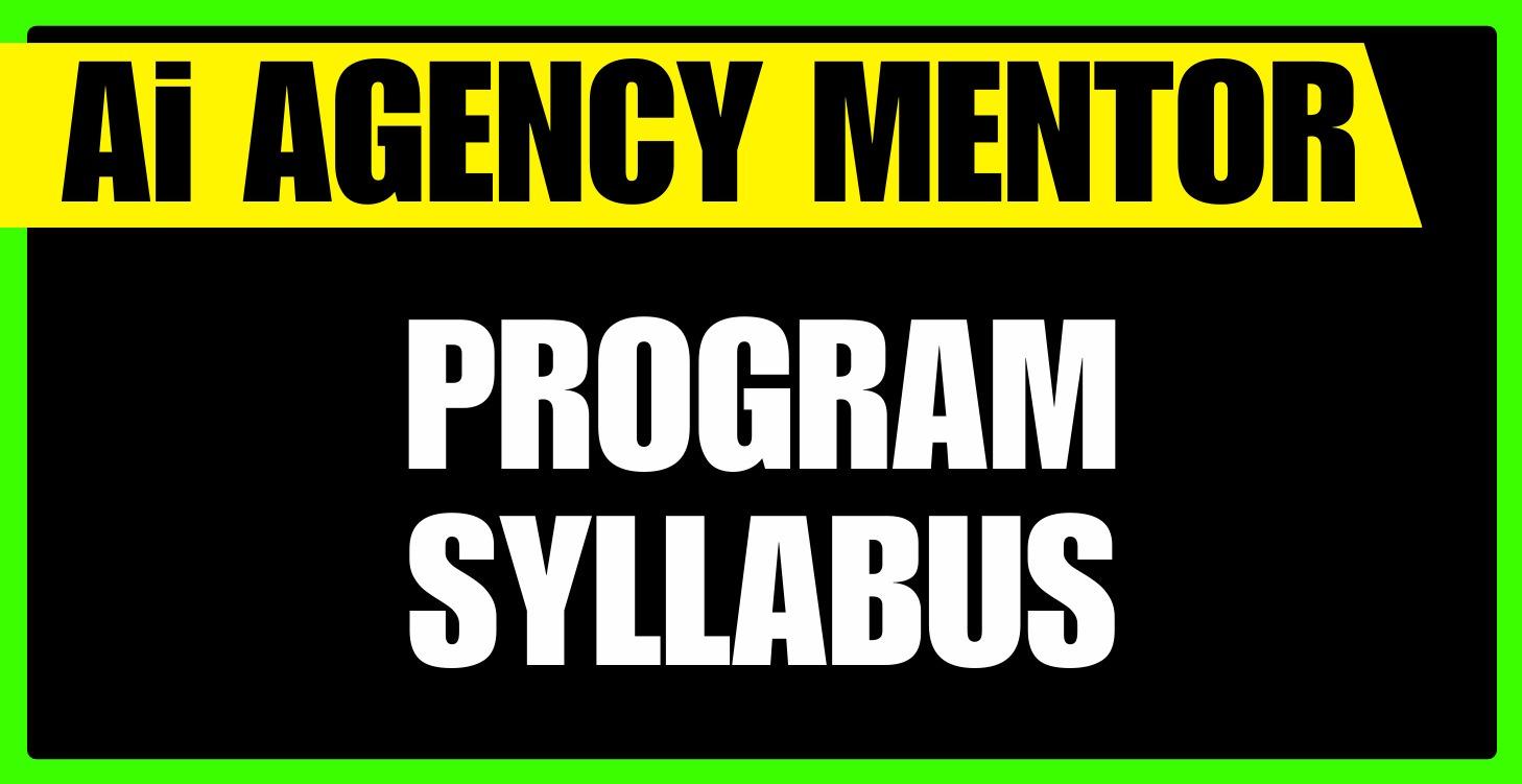 Mentorship Program Syllabus