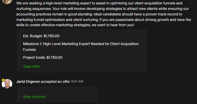 guys don't sleep on upwork