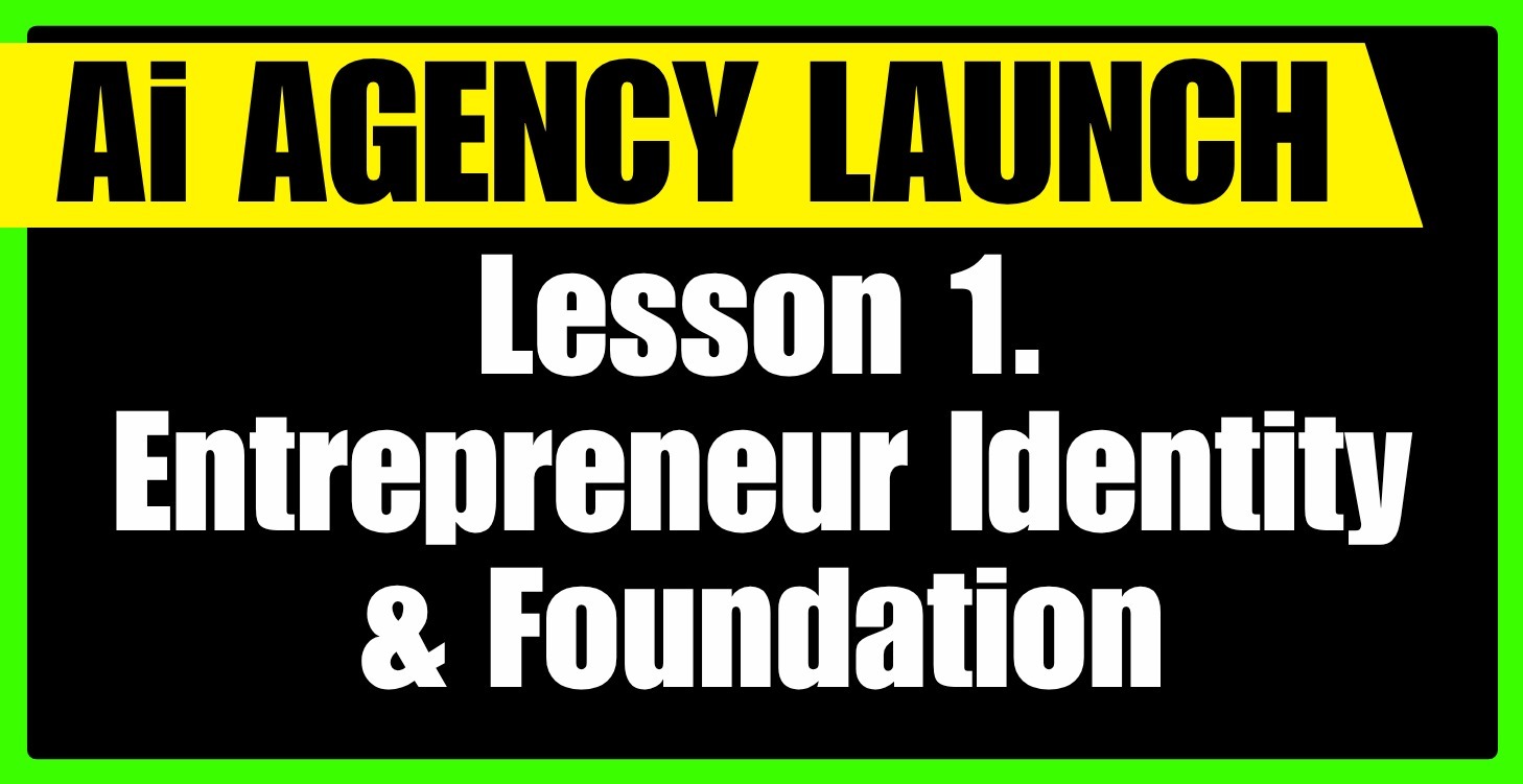 Entrepreneur Identity & Foundation