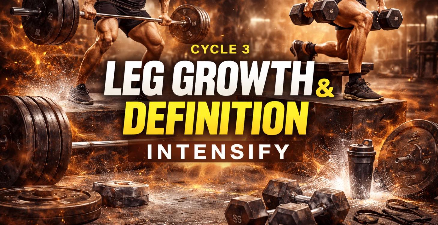 Leg Growth & Definition — Cycle 3 (Intensify)