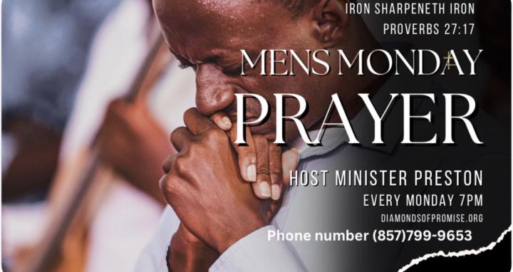 Men’s Monday Prayer 7pm EST 
