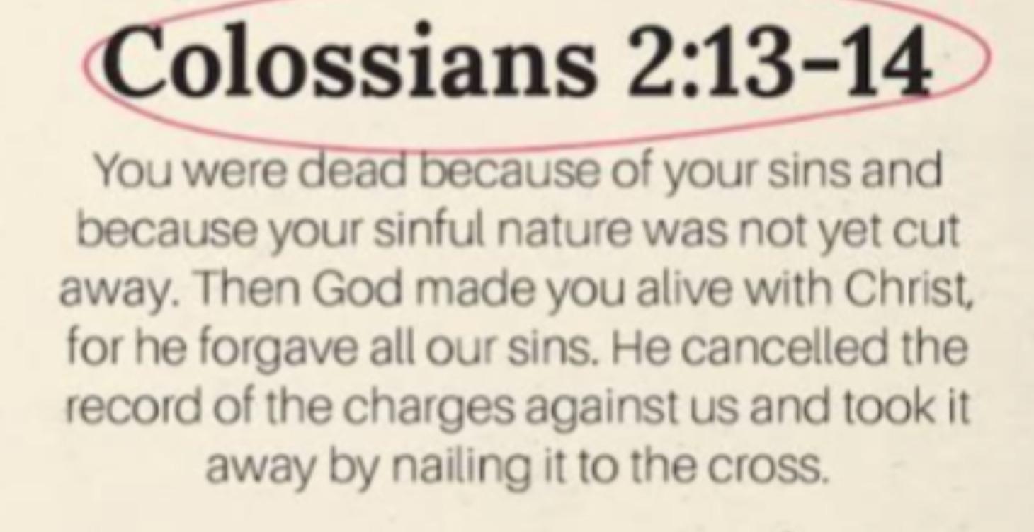 COLOSSIANS Chapter 2