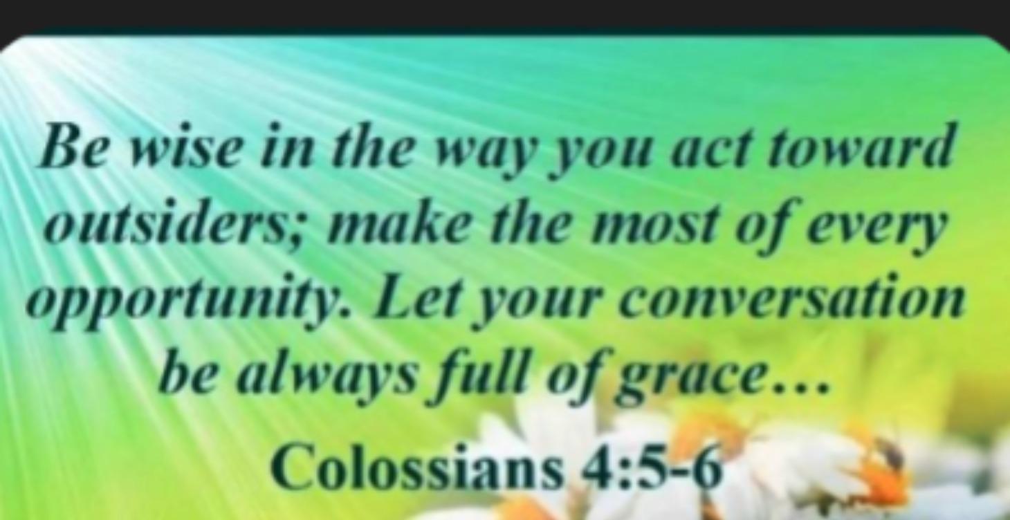 COLOSSIANS Chapter 4