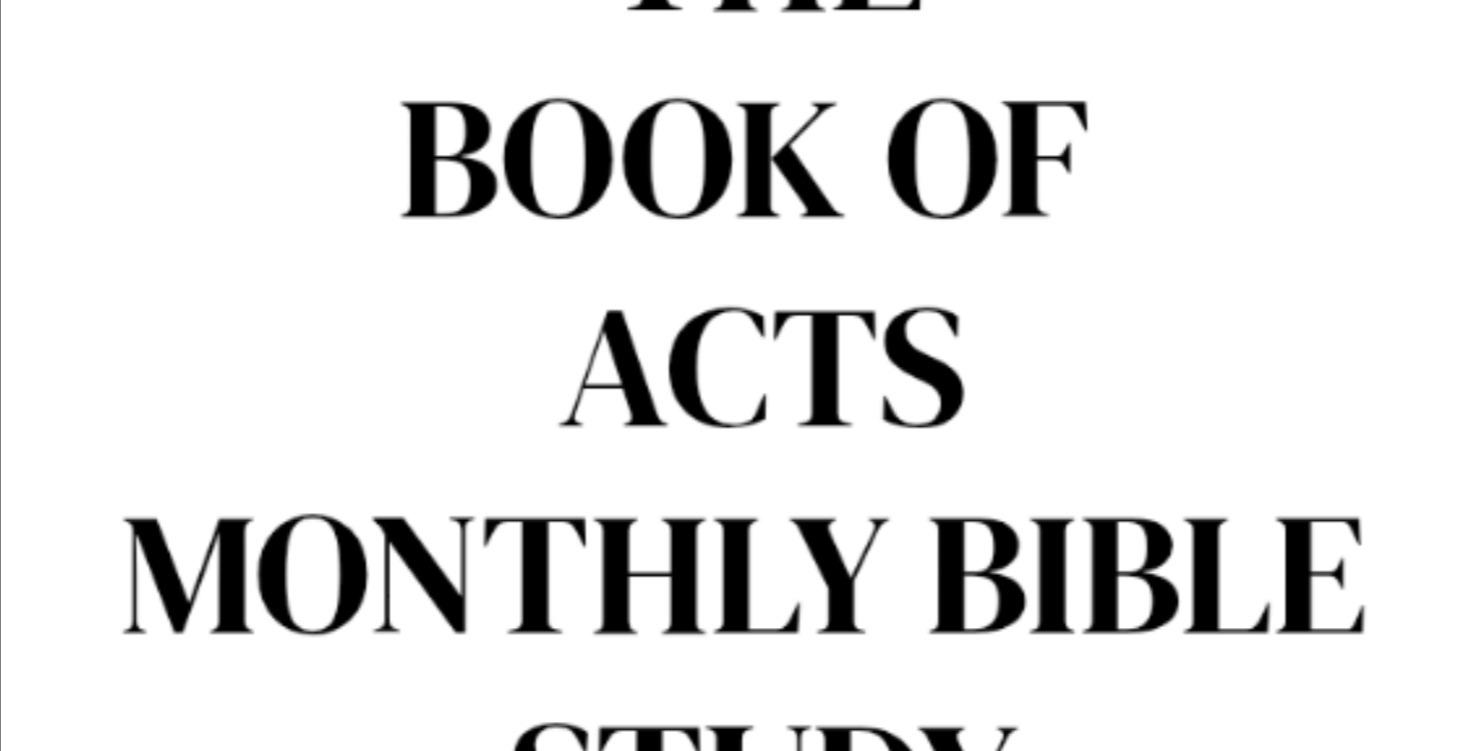 THE BOOK OF ACTS