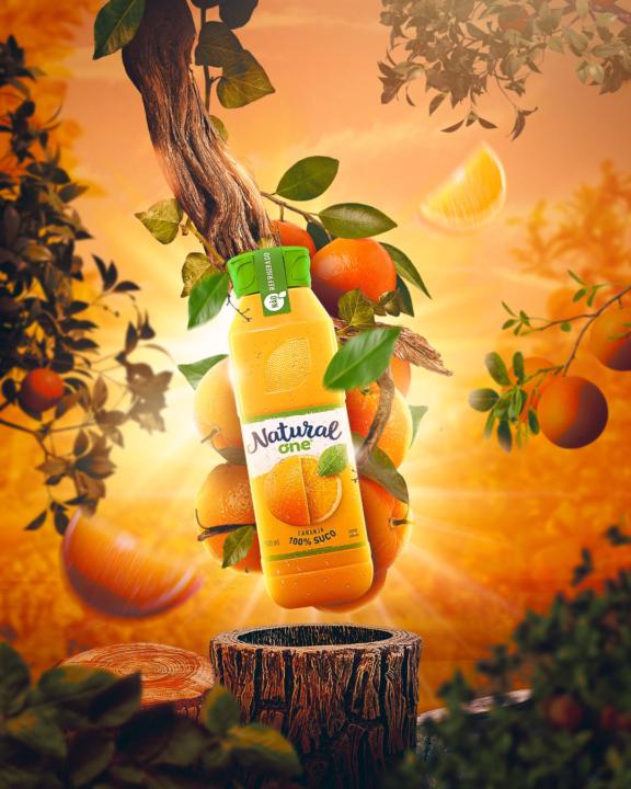 POST PUBLICITARIO DE JUGO DE NARANJA 
