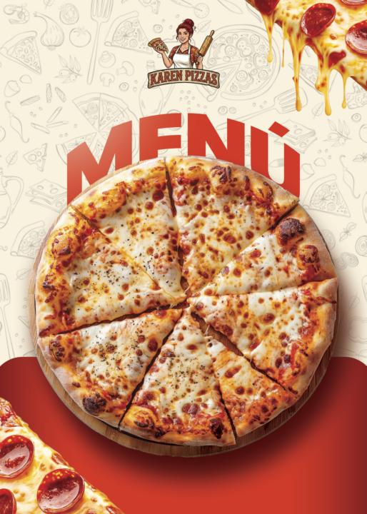 Diseño menú Pizzería 