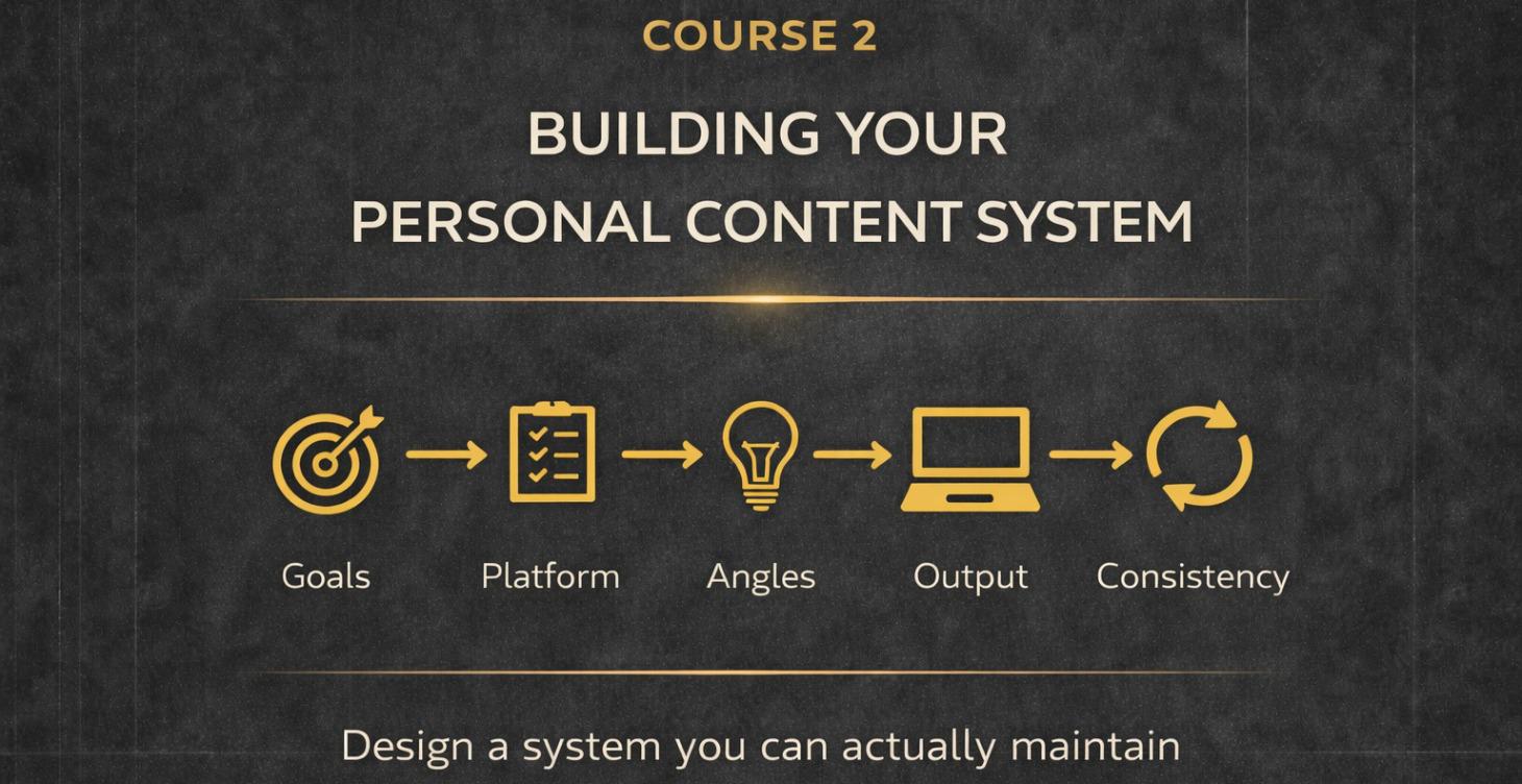 Course 2: Building Your Personal Content System