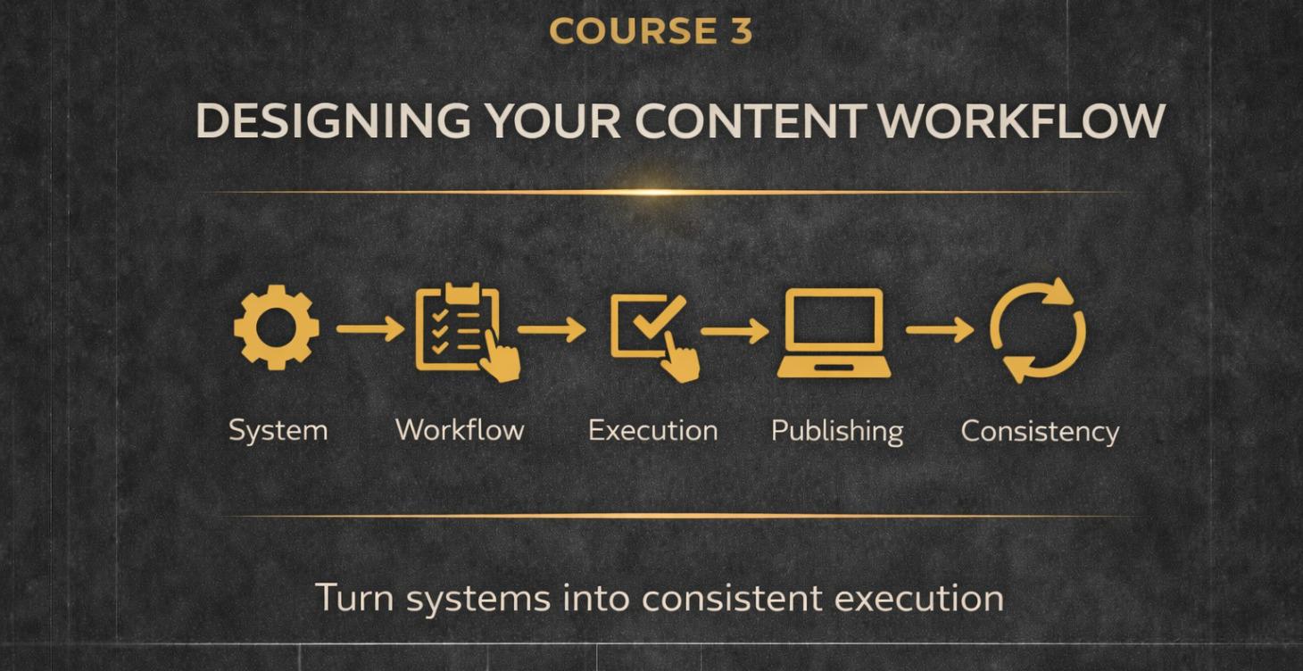 Course 3: Designing Your Content Workflow
