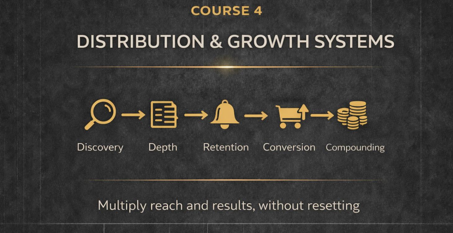 Course 4: Distribution & Growth Systems