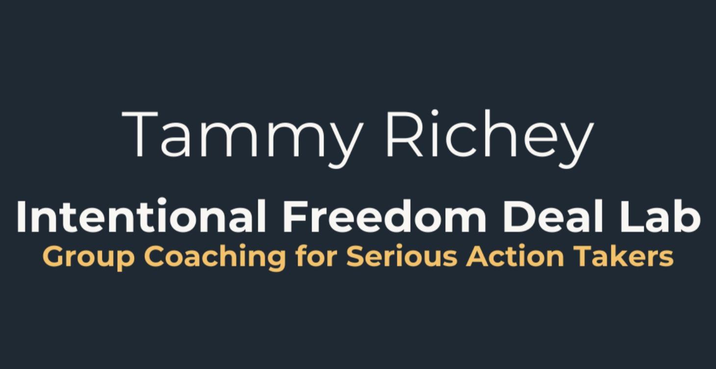 Intentional Freedom Deal Lab – Group Coaching