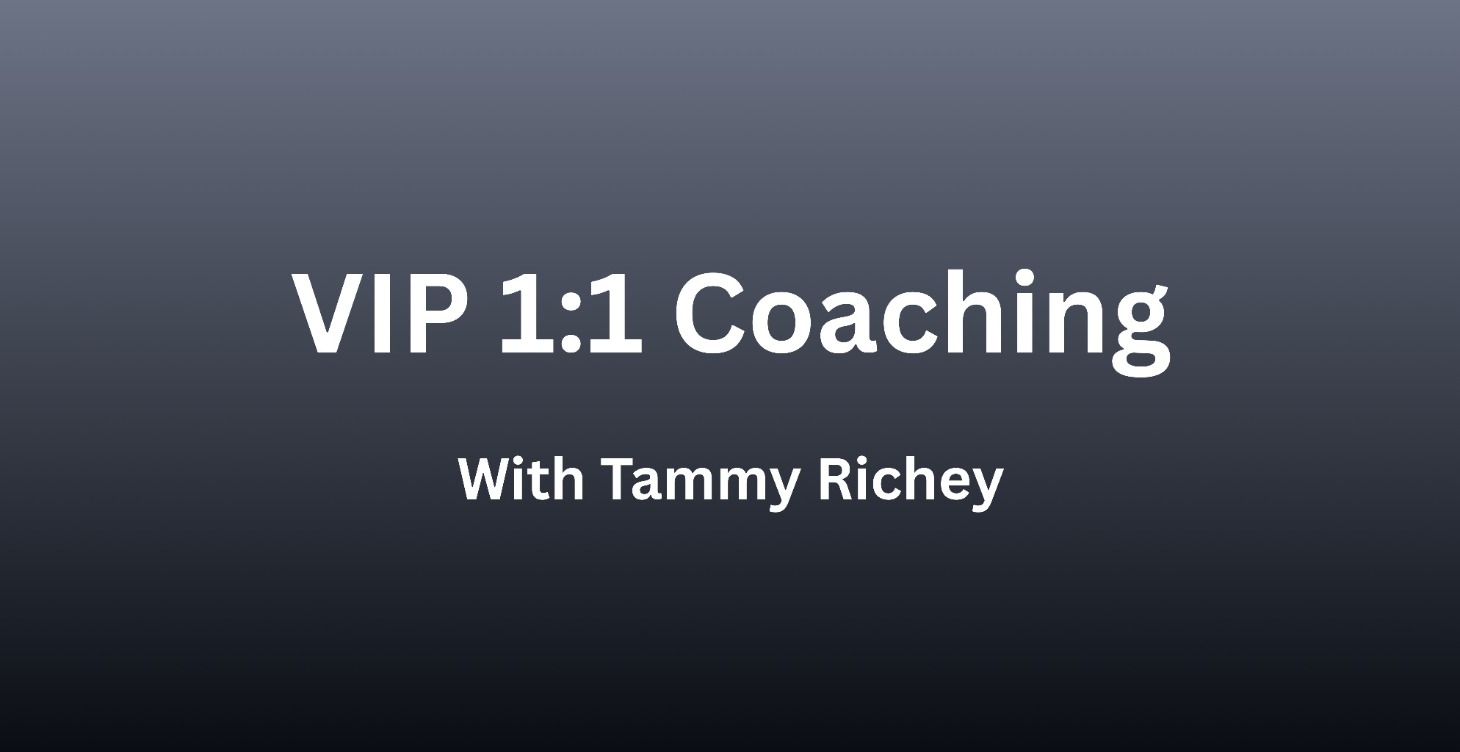 Private 1:1 Coaching (Starting at $10,000)