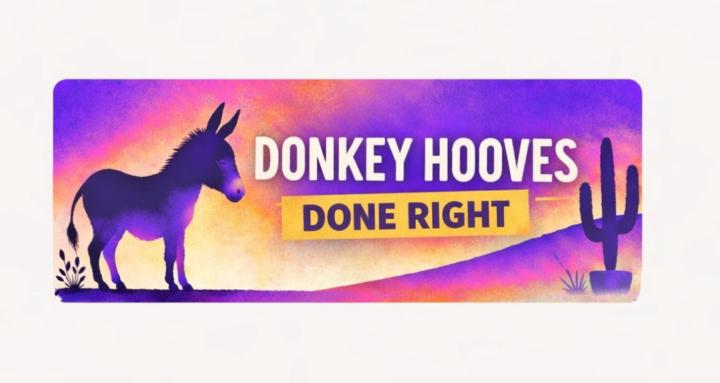 Donkey Hooves Done Right 