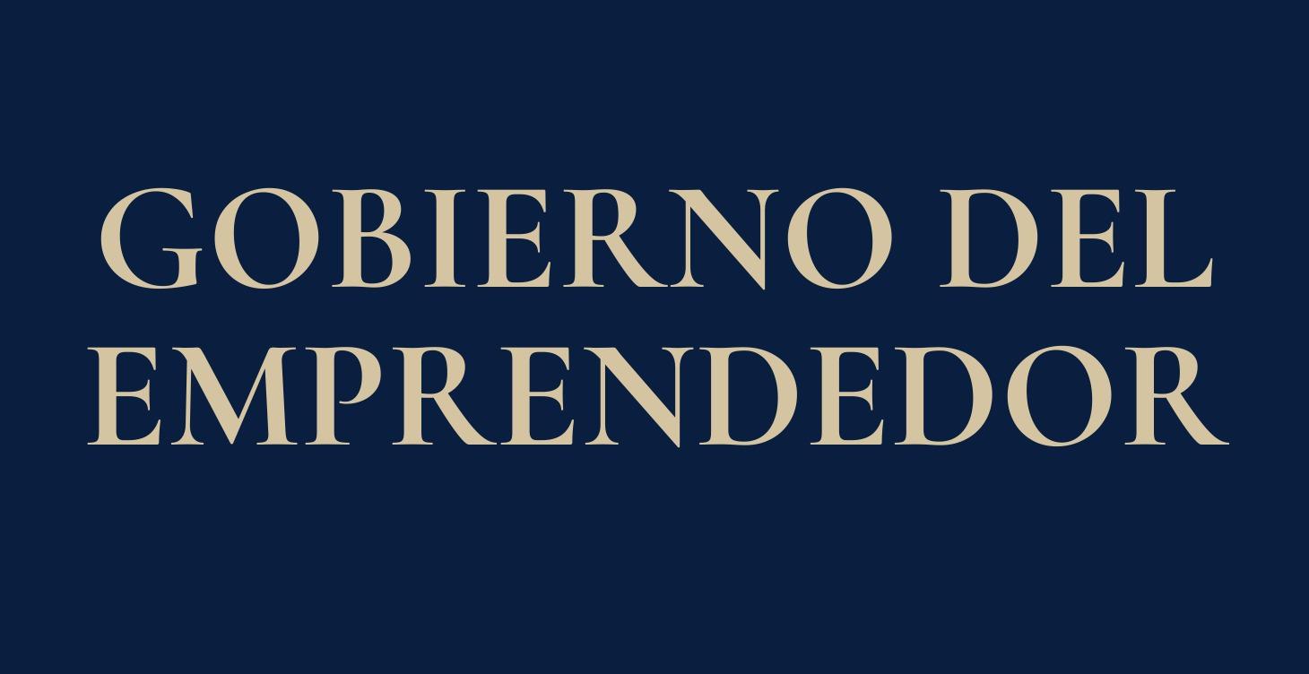 Nivel 1: Gobierno del Emprendedor