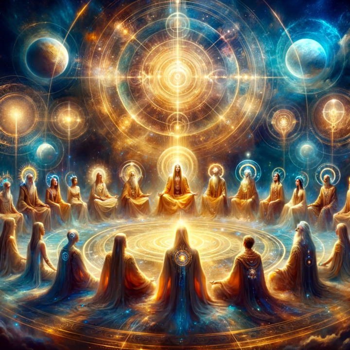 The Galactic Council ready to deliver their message to you :)