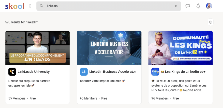 On est en 1ère page de Skool France 🇫🇷 🥳