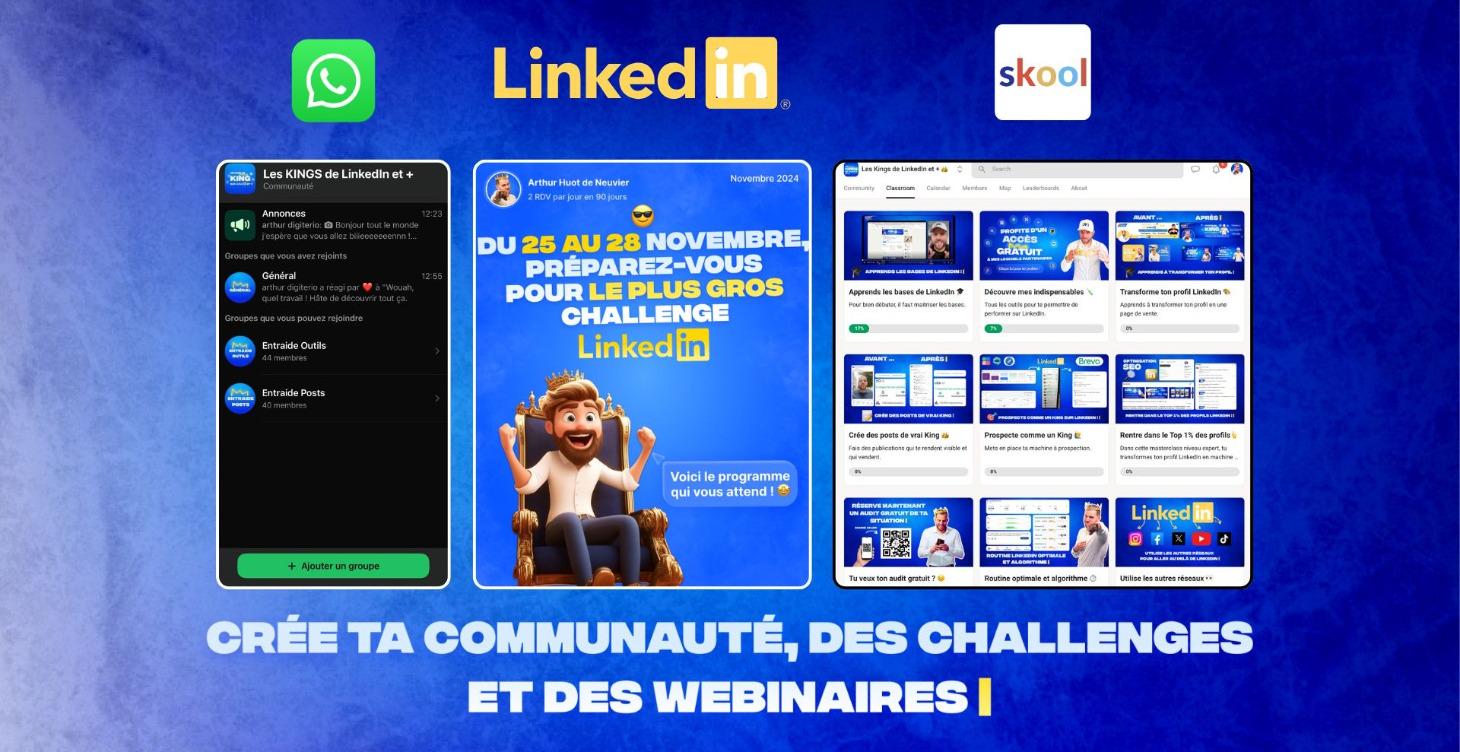🚧 Communauté, challenges & webi 👨‍💻
