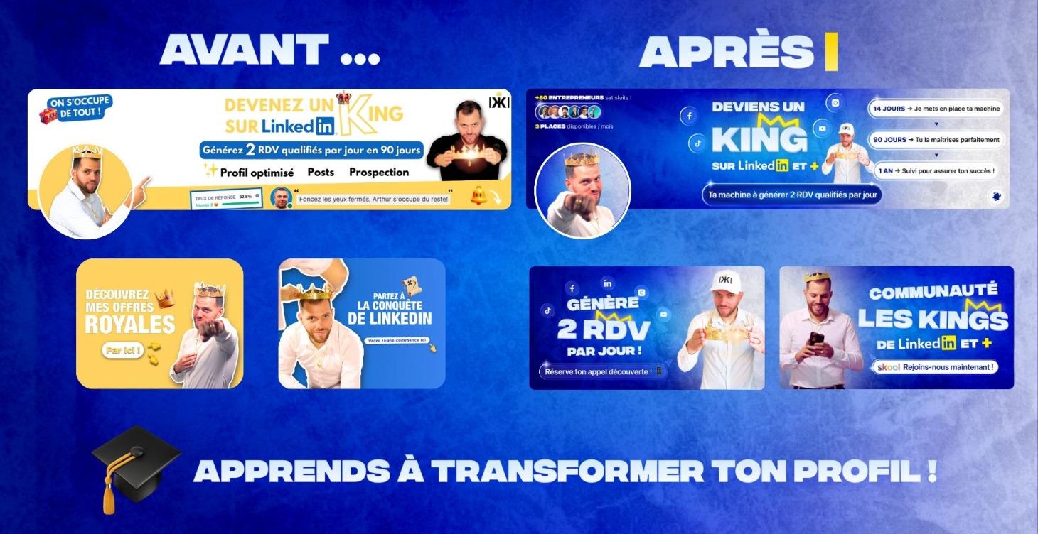Transforme ton profil LinkedIn 🎨