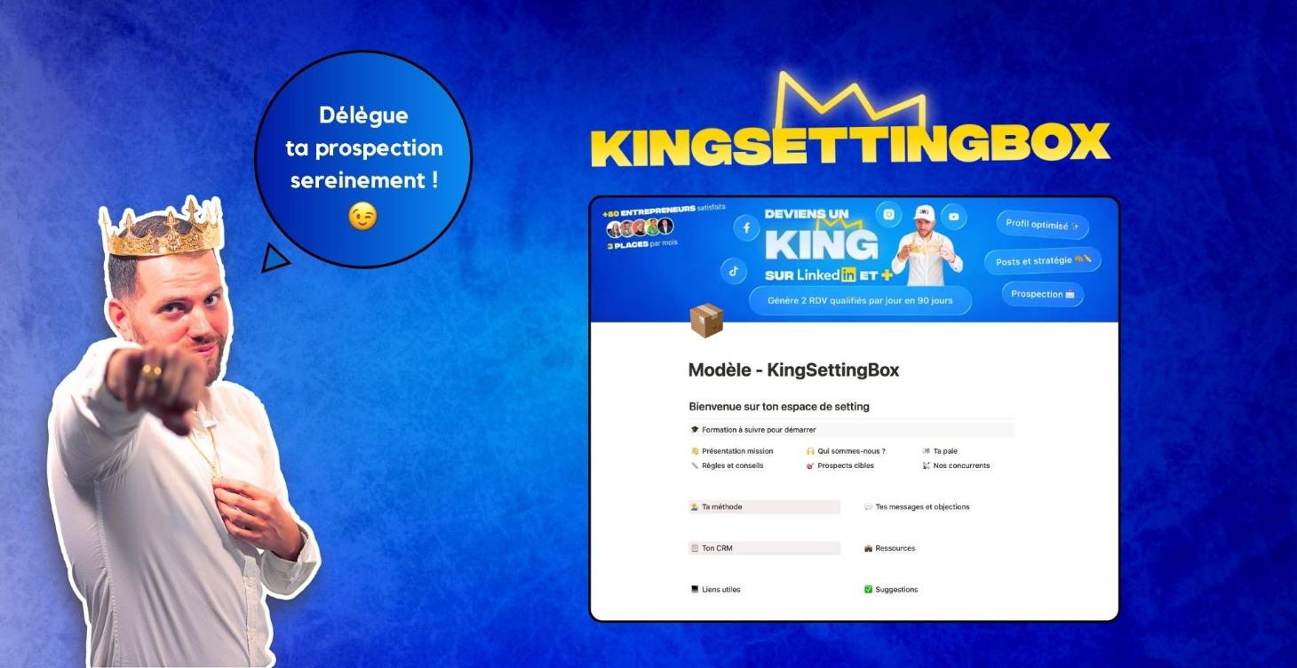Ta KING Setting Box à compléter 🙌