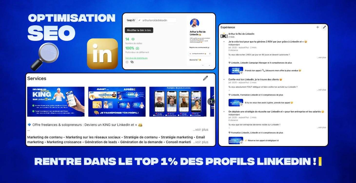 🚧 Rentre dans le Top 1% des profils🏆