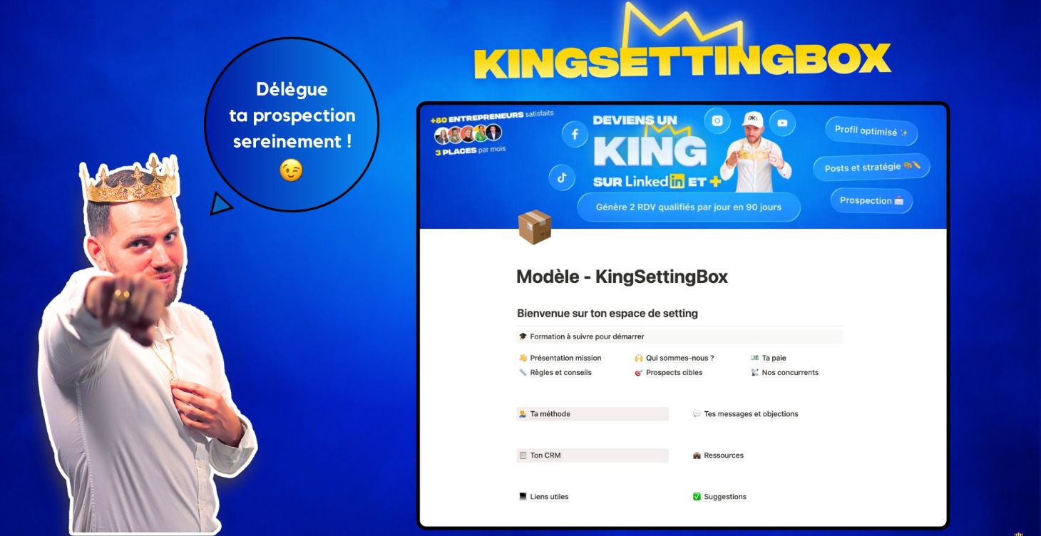 Ta KING Setting Box à compléter 🙌