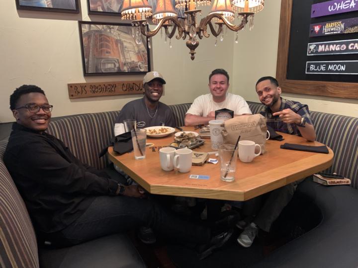 Post church grub w the boys