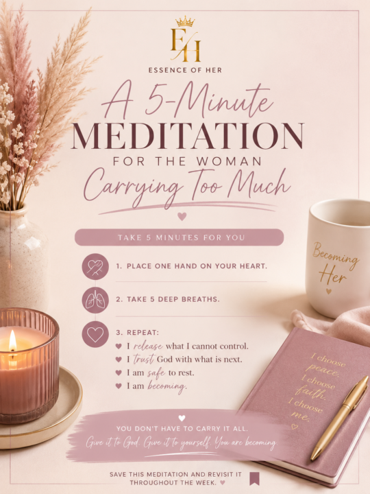 A 5-Minute Meditation for the Woman Carrying Too Much