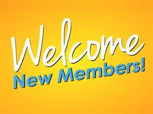 Welcome to our new Members