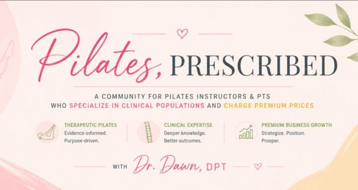 Pilates, Prescribed