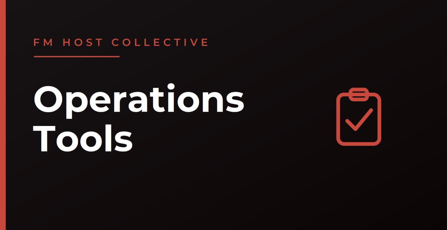 Operational Tools