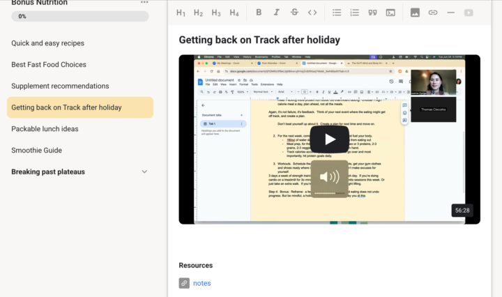 Setbacks after the holidays