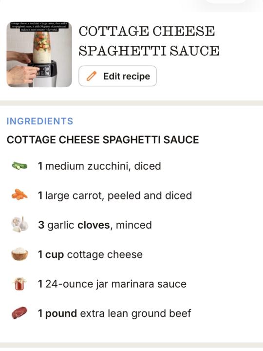 Quick recipe high protein spaghetti 